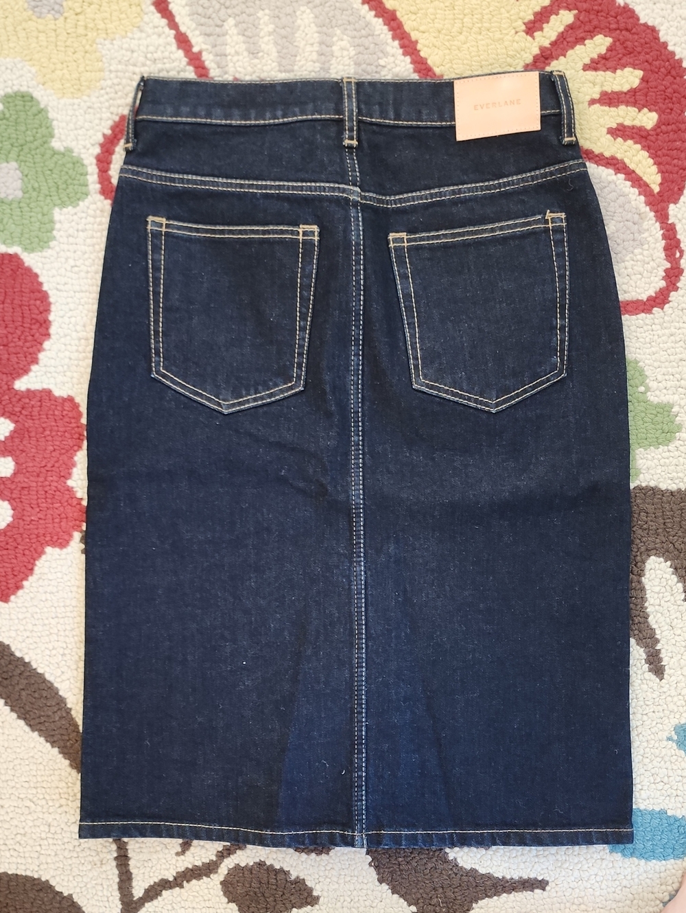 Everlane Denim Skirt Nwot - Picture 4 of 5